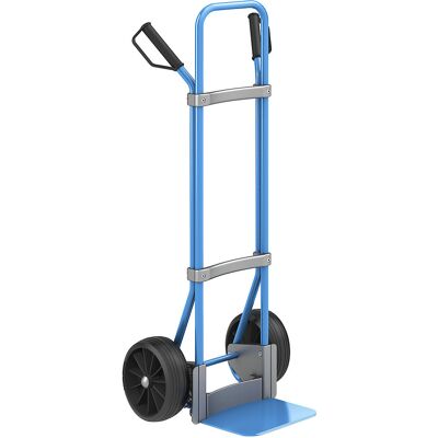 Sackkarre, blau, Schaufel-BxT 280 x 250 mm, blau, Vollgummibereifung, ab 5 Stk eurokraft pro Sackkarre, blau, Schaufel-BxT 280 x 250 mm, blau, Vollgummibereifung, ab 5 Stk eurokraft pro