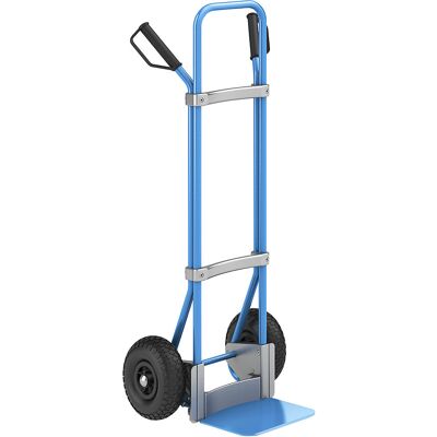 Sackkarre, blau, Schaufel-BxT 280 x 250 mm, blau, Luftbereifung, ab 5 Stk eurokraft pro Sackkarre, blau, Schaufel-BxT 280 x 250 mm, blau, Luftbereifung, ab 5 Stk eurokraft pro