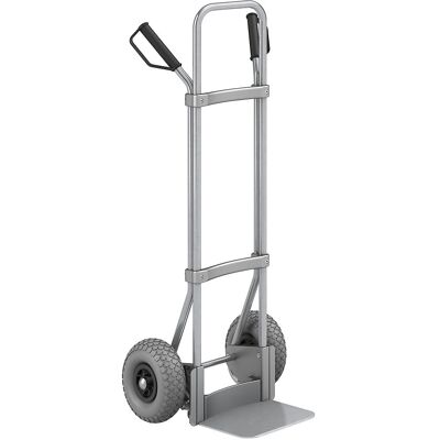 Sackkarre, verzinkt, Schaufel-BxT 280 x 250 mm, verzinkt, PU-Bereifung, ab 5 Stk eurokraft pro Sackkarre, verzinkt, Schaufel-BxT 280 x 250 mm, verzinkt, PU-Bereifung, ab 5 Stk eurokraft pro