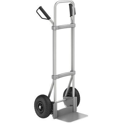 Aluminium-Sackkarre, Schaufel-BxT 280 x 250 mm, Alu, Luftbereifung, ab 5 Stk eurokraft pro Aluminium-Sackkarre, Schaufel-BxT 280 x 250 mm, Alu, Luftbereifung, ab 5 Stk eurokraft pro