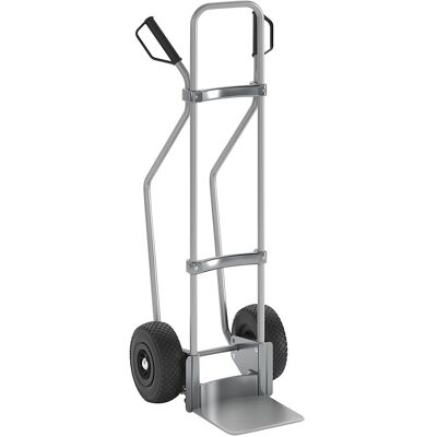 Sackkarre mit Kufen, verzinkt, Schaufel-BxT 280 x 250 mm, verzinkt, Luftbereifung, ab 5 Stk eurokraft pro Sackkarre mit Kufen, verzinkt, Schaufel-BxT 280 x 250 mm, verzinkt, Luftbereifung, ab 5 Stk eurokraft pro