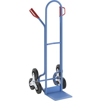 Stahl-Treppensackkarre, Schaufel-BxT 280 x 250 mm, mit Handgriffen eurokraft pro Stahl-Treppensackkarre, Schaufel-BxT 280 x 250 mm, mit Handgriffen eurokraft pro