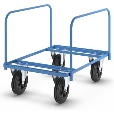 Wannenwagen, Tragfähigkeit 250 kg, für 370-l-Wanne eurokraft pro Wannenwagen, Tragfähigkeit 250 kg, für 370-l-Wanne eurokraft pro