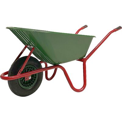 kaiserkraft Kompaktkarre, mit Kunststoff-Mulde, grün, LxB 1600 x 580 mm, 100 l kaiserkraft Kompaktkarre, mit Kunststoff-Mulde, grün, LxB 1600 x 580 mm, 100 l