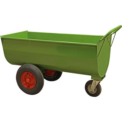 kaiserkraft Muldenwagen, Luftreifen, LxH 1250 x 750 mm, 250 l kaiserkraft Muldenwagen, Luftreifen, LxH 1250 x 750 mm, 250 l