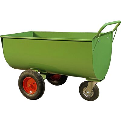 kaiserkraft Muldenwagen, Luftreifen, LxH 1250 x 820 mm, 400 l kaiserkraft Muldenwagen, Luftreifen, LxH 1250 x 820 mm, 400 l