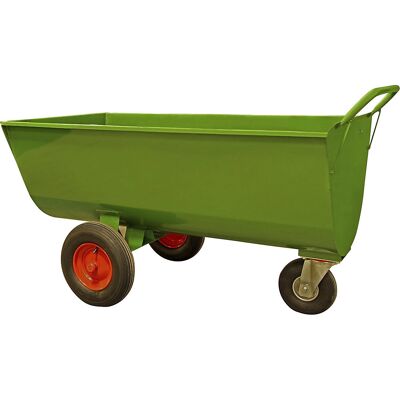 kaiserkraft Muldenwagen, Luftreifen, LxH 1500 x 850 mm, 600 l kaiserkraft Muldenwagen, Luftreifen, LxH 1500 x 850 mm, 600 l