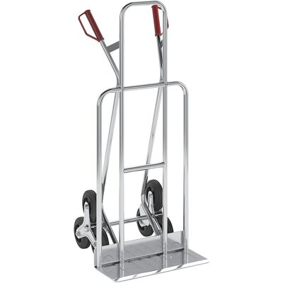 Aluminium-Treppensackkarre, Schaufel-BxT 550 x 220 mm, Tragfähigkeit 150 kg eurokraft pro Aluminium-Treppensackkarre, Schaufel-BxT 550 x 220 mm, Tragfähigkeit 150 kg eurokraft pro