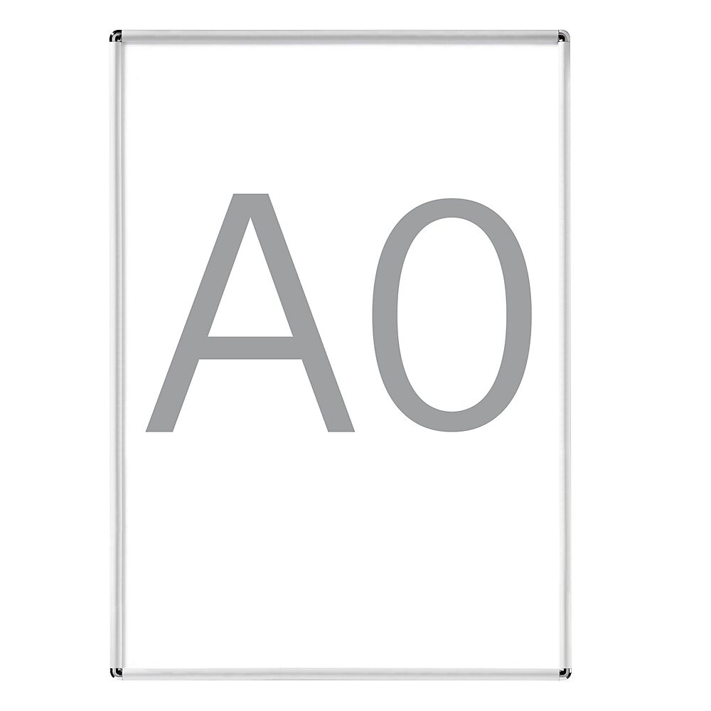 Display-Klapprahmen Aluminium, VE 2 Stk für DIN A0