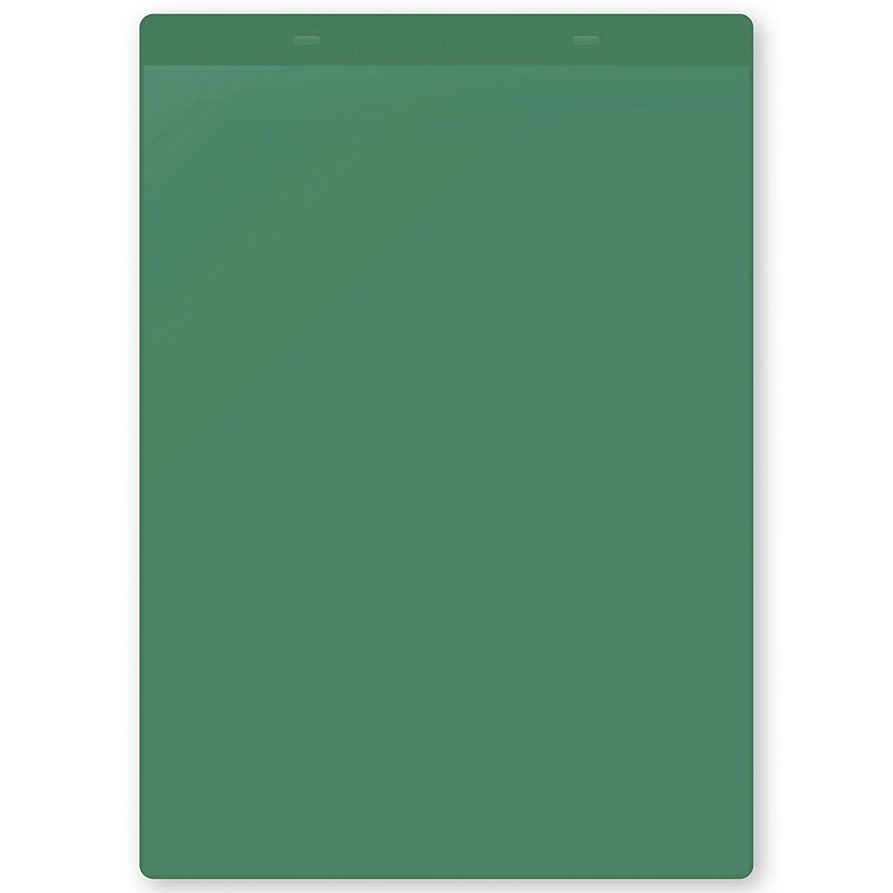 Dokumententaschen, selbstklebend DIN A4 hoch, VE 50 Stk grün