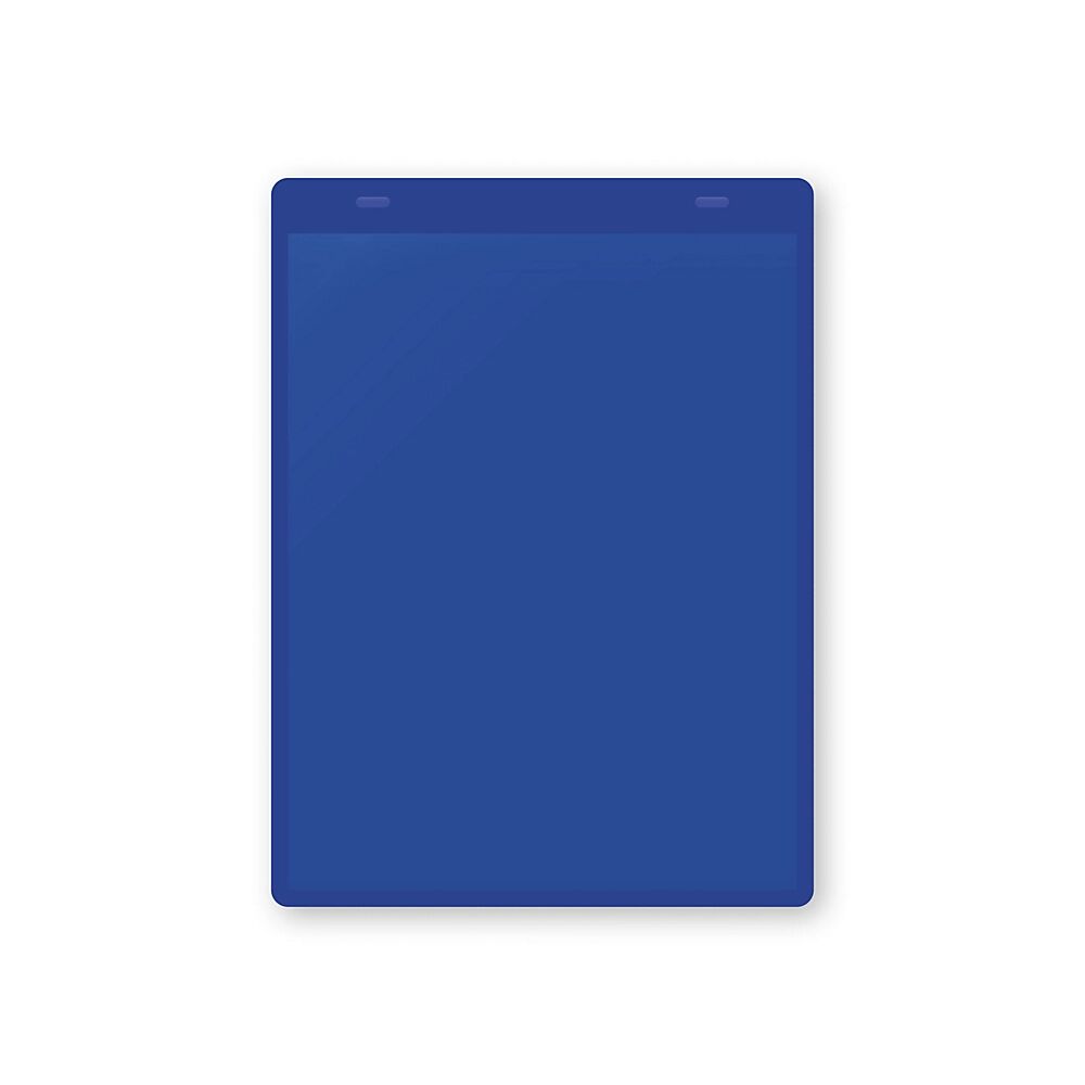 Dokumententaschen mit Aufhängelaschen DIN A5 hoch, VE 50 Stk blau