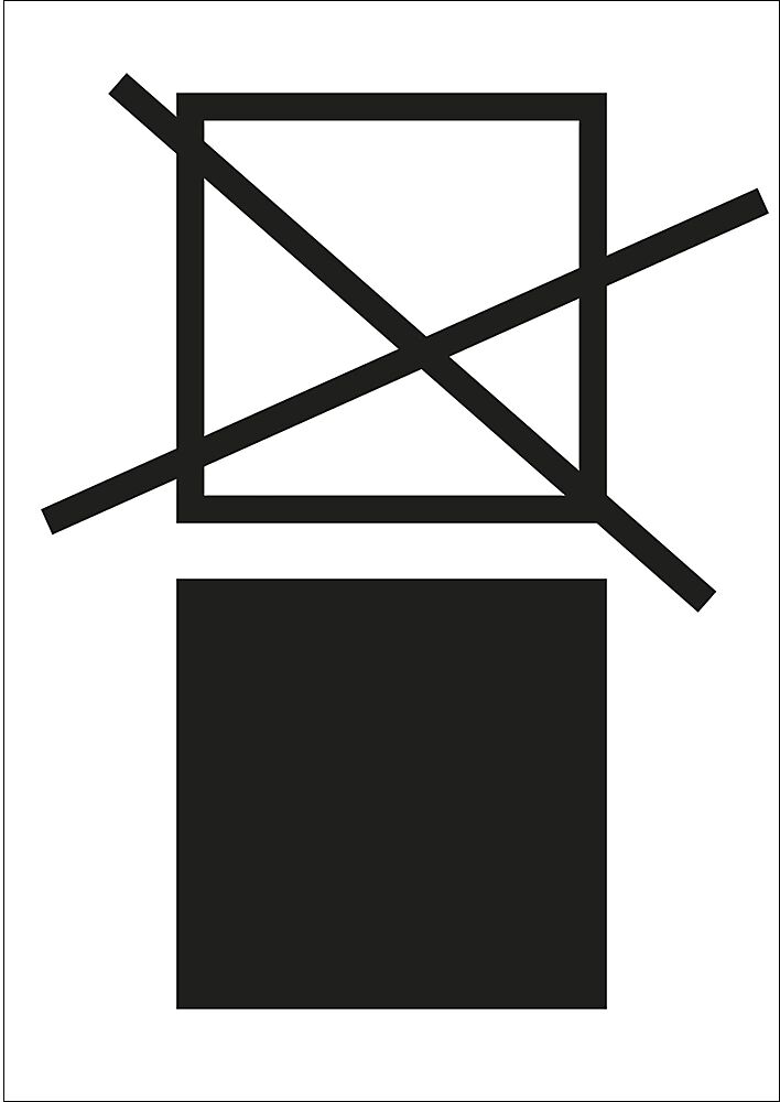 Lager- und Verpackungskennzeichen, VE 10 Stk Nicht stapeln 148 x 210 mm