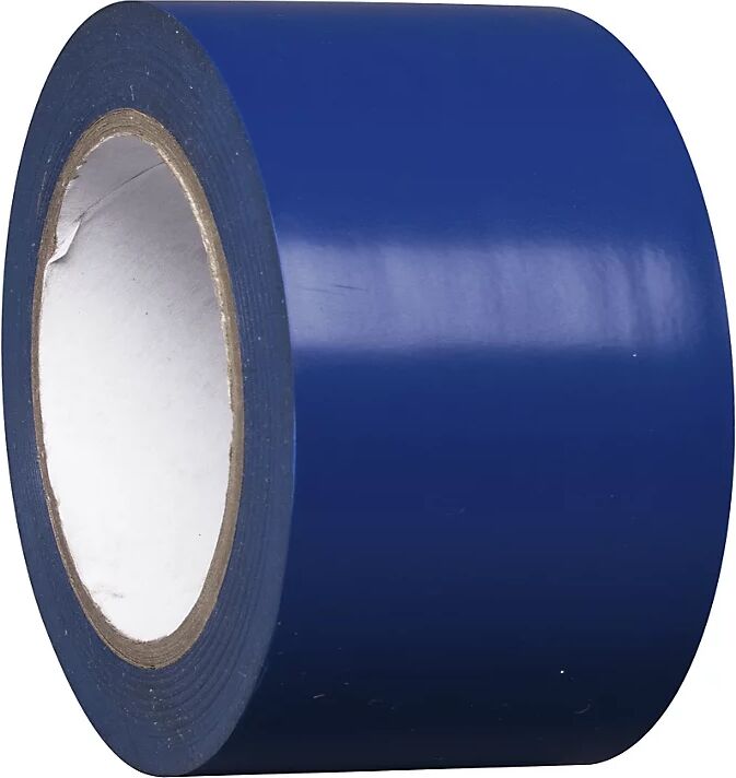 Bodenmarkierungsband aus Vinyl, einfarbig Breite 75 mm blau, VE 16 Rollen