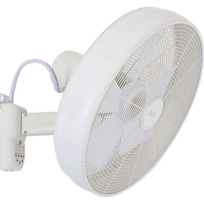 kaiserkraft Wandventilator mit Fernbedienung, HxBxT 460 x 460 x 350 mm, weiß kaiserkraft Wandventilator mit Fernbedienung, HxBxT 460 x 460 x 350 mm, weiß