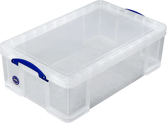 REALLY USEFUL Stapelbox mit Deckel Inhalt 50 l, LxBxH 710 x 440 x 230 mm