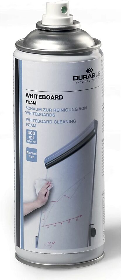 DURABLE Reinigungsschaum für Whiteboard VE 12 Dosen à 400 ml FKW-frei