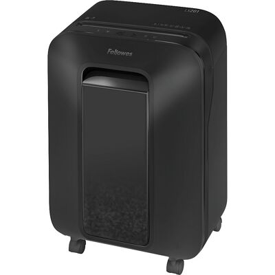 Aktenvernichter LX201, Partikel 2 x 12 mm, 11 Blatt, schwarz Fellowes Aktenvernichter LX201, Partikel 2 x 12 mm, 11 Blatt, schwarz Fellowes