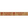 terra Papier-Warnband, Aufdruck Bruchgefahr! Handle with care!, VE 6 Stk, braun/rot