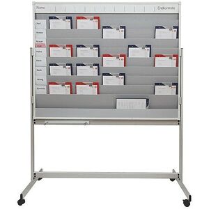 Planungstafel mobil, HxBxT 1945 x 1550 x 640 mm, hellgrau EICHNER Planungstafel mobil, HxBxT 1945 x 1550 x 640 mm, hellgrau EICHNER
