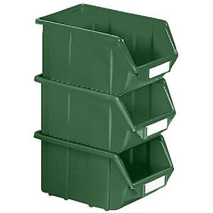 kaiserkraft Sichtlagerkasten aus Polypropylen, LxBxH 125 x 113 x 64 mm, VE 30 Stück, grün, VE 30 Stk kaiserkraft Sichtlagerkasten aus Polypropylen, LxBxH 125 x 113 x 64 mm, VE 30 Stück, grün, VE 30 Stk