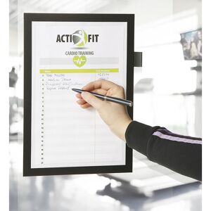 DURAFRAME® Info-Rahmen NOTE A4, für direktes Beschriften, selbstklebend, VE 5 Stk, schwarz DURABLE DURAFRAME® Info-Rahmen NOTE A4, für direktes Beschriften, selbstklebend, VE 5 Stk, schwarz DURABLE