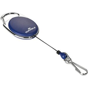 Ausweishalter JOJO STYLE, mit Federhaken, VE 20 Stk, blau DURABLE Ausweishalter JOJO STYLE, mit Federhaken, VE 20 Stk, blau DURABLE