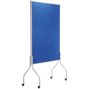 Moderationswand, mobil, HxBxT 1950 x 1200 x 680 mm, Textilbezug blau MAUL Moderationswand, mobil, HxBxT 1950 x 1200 x 680 mm, Textilbezug blau MAUL