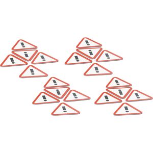 Magnetsymbol ATTENTION, HxB 35 x 40 mm, VE 20 Stk, rot / weiß SMIT VISUAL Magnetsymbol ATTENTION, HxB 35 x 40 mm, VE 20 Stk, rot / weiß SMIT VISUAL