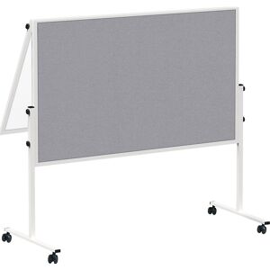 Moderationstafel MAULsolid, fahrbar, klappbar, Whiteboard / Filzoberfläche grau MAUL Moderationstafel MAULsolid, fahrbar, klappbar, Whiteboard / Filzoberfläche grau MAUL