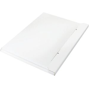 Flach-/Kalender-Pack, 1-wellig, Innen-LxBxH 570 x 395 x 10 mm, weiß, ab 200 Stk ratioform Flach-/Kalender-Pack, 1-wellig, Innen-LxBxH 570 x 395 x 10 mm, weiß, ab 200 Stk ratioform