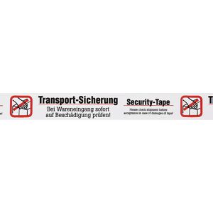 PVC-Warnklebeband, Aufdruck Transport-Sicherung/Security-Tape, Bandbreite 50 mm, VE 3 Stk, ab 20 VE ratioform PVC-Warnklebeband, Aufdruck Transport-Sicherung/Security-Tape, Bandbreite 50 mm, VE 3 Stk, ab 20 VE ratioform