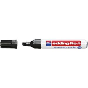 kaiserkraft Permanentmarker edding® No. 1, Strichstärke 1 - 5 mm, VE 10 Stk, schwarz, ab 10 VE kaiserkraft Permanentmarker edding® No. 1, Strichstärke 1 - 5 mm, VE 10 Stk, schwarz, ab 10 VE