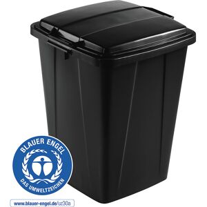 Wertstoffbehälter DURABIN® ECO, Volumen 90 l, HxBxT 610 x 520 x 490 mm, schwarz DURABLE Wertstoffbehälter DURABIN® ECO, Volumen 90 l, HxBxT 610 x 520 x 490 mm, schwarz DURABLE