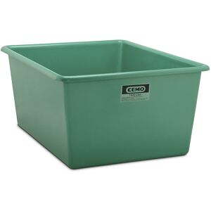 Großbehälter aus GfK, Inhalt 1500 l, LxBxH 1820 x 1390 x 800 mm, grün CEMO Großbehälter aus GfK, Inhalt 1500 l, LxBxH 1820 x 1390 x 800 mm, grün CEMO