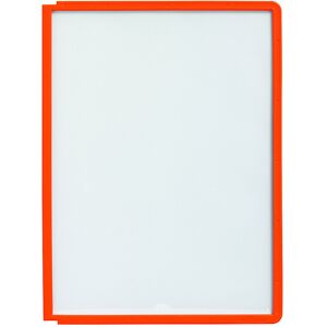 Klarsichttafel mit Profilrahmen, für DIN A4, VE 10 Stk, orange, ab 3 VE DURABLE Klarsichttafel mit Profilrahmen, für DIN A4, VE 10 Stk, orange, ab 3 VE DURABLE