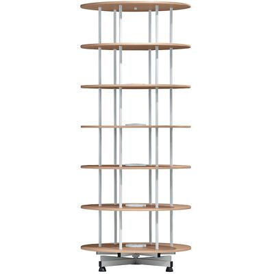 kaiserkraft Ordner-Drehsäule, Ø 1000 mm, 6 Etagen, Dekor Buche kaiserkraft Ordner-Drehsäule, Ø 1000 mm, 6 Etagen, Dekor Buche