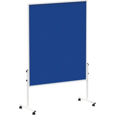 Moderationstafel MAULsolid, fahrbar, Filzfarbe Blau MAUL Moderationstafel MAULsolid, fahrbar, Filzfarbe Blau MAUL