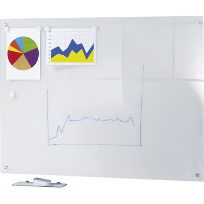 Glas-Whiteboard, Komplettset, Glasoberfläche, weiß, BxH 600 x 450 mm SMIT VISUAL Glas-Whiteboard, Komplettset, Glasoberfläche, weiß, BxH 600 x 450 mm SMIT VISUAL