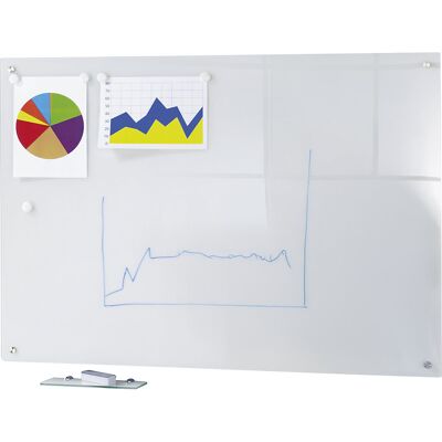 Glas-Whiteboard, Komplettset, Glasoberfläche, weiß, BxH 1500 x 1000 mm SMIT VISUAL Glas-Whiteboard, Komplettset, Glasoberfläche, weiß, BxH 1500 x 1000 mm SMIT VISUAL