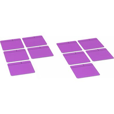 Haftnotizen, magnetisch, LxB 75 x 75 mm, VE 10 Stk, violett SMIT VISUAL Haftnotizen, magnetisch, LxB 75 x 75 mm, VE 10 Stk, violett SMIT VISUAL