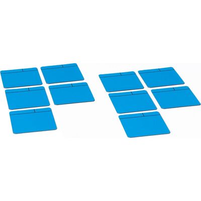 Haftnotizen, magnetisch, LxB 75 x 75 mm, VE 10 Stk, blau SMIT VISUAL Haftnotizen, magnetisch, LxB 75 x 75 mm, VE 10 Stk, blau SMIT VISUAL