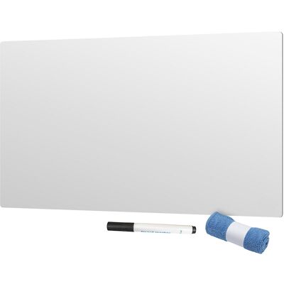 Whiteboard, rahmenlos, Stahl emailliert, weiß, BxHxT 580 x 430 x 7 mm, mit Zubehör SMIT VISUAL Whiteboard, rahmenlos, Stahl emailliert, weiß, BxHxT 580 x 430 x 7 mm, mit Zubehör SMIT VISUAL