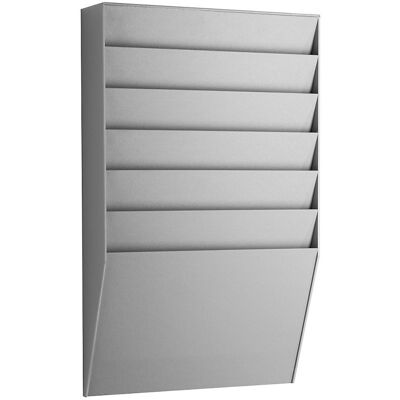 Sortiertafel, 1 x 6 Fächer, HxBxT 505 x 311 x 79 mm, alusilber Paperflow Sortiertafel, 1 x 6 Fächer, HxBxT 505 x 311 x 79 mm, alusilber Paperflow