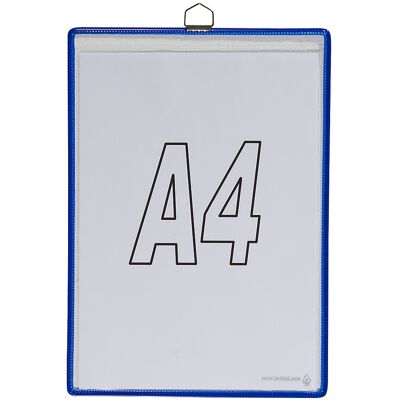 Hänge-Klarsichttasche, für Format DIN A4, blau, VE 10 Stk Tarifold Hänge-Klarsichttasche, für Format DIN A4, blau, VE 10 Stk Tarifold