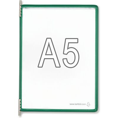 Klarsichttafel, VE 10 Stk, für DIN A5, grün Tarifold Klarsichttafel, VE 10 Stk, für DIN A5, grün Tarifold