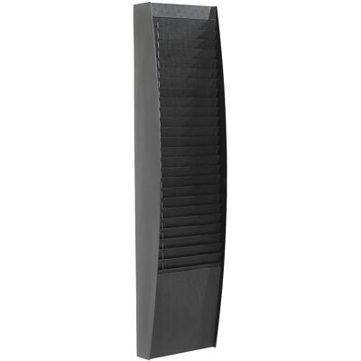 Sortiertafel, 1 x 25 Fächer, HxBxT 1120 x 273 x 129 mm, schwarz Paperflow Sortiertafel, 1 x 25 Fächer, HxBxT 1120 x 273 x 129 mm, schwarz Paperflow