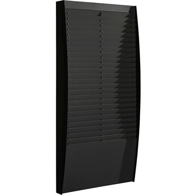 Sortiertafel, 2 x 25 Fächer, HxBxT 1120 x 544 x 129 mm, schwarz Paperflow Sortiertafel, 2 x 25 Fächer, HxBxT 1120 x 544 x 129 mm, schwarz Paperflow