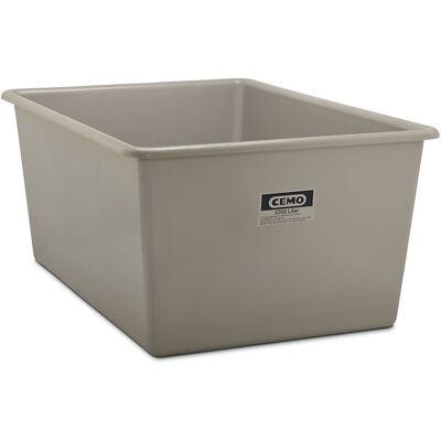 Großbehälter aus GfK, Inhalt 2200 l, LxBxH 2108 x 1480 x 915 mm, grau CEMO Großbehälter aus GfK, Inhalt 2200 l, LxBxH 2108 x 1480 x 915 mm, grau CEMO
