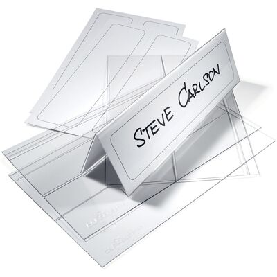 Tischnamensschild aus PET, HxB 61/122 x 210 mm, VE 30 Stk DURABLE Tischnamensschild aus PET, HxB 61/122 x 210 mm, VE 30 Stk DURABLE