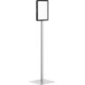 DURABLE Bodenständer INFO STAND BASIC, Metall, Kunststoff, Format DIN A4, Höhe 1315 mm